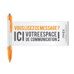 Stylo Info® - Orange - transparent