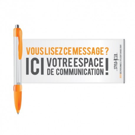 Stylo Info® - Orange - transparent