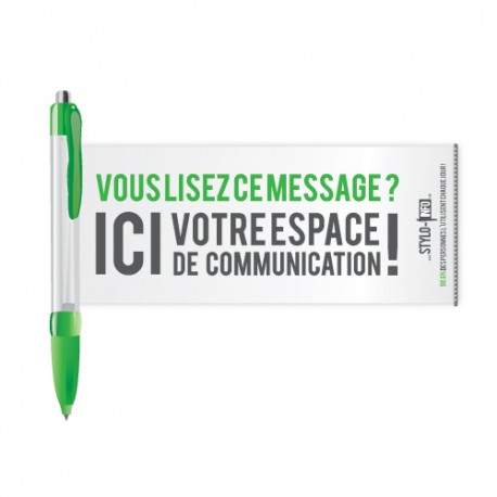Stylo Info® - Vert - transparent