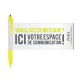 Stylo Info® - Jaune - transparent